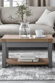 Modrest spoke modern walnut coffee table by vig furniture inc. Buy Malvern Dove Grey Side To Coffee Table From The Fitforhealth Online Shop