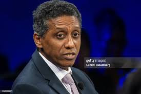 Danny Faure, Seychelles president, speaks during a panel session on... News  Photo