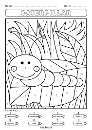 Children will enjoy and that will allow them to learn to count while having fun. Free Color By Number Worksheets Cool2bkids