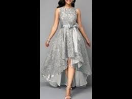 خياطة فستان سواريه بالدانتيل قصير من الأمام و طويل من الخلف هوايتي الجزء الثاني Youtube Couture Sewing High Low Dress Fashion