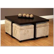 There are round coffee tables with storage ottomans too. Coffee Table With Stools You Ll Love In 2021 Visualhunt