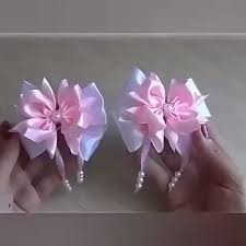 Pap Laco Passo A Passo Simples Diy Video Em 2020 Diy Flores De Tecido Lacos De Cabelo Lacos Para Cabelo De Boutique