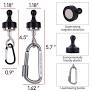 Removable Carabiner Snap Magnetic Hook from www.homedepot.com