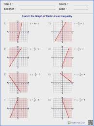 The graph of an inequality in two variables is the set of points that represents all solutions to the inequality. Sketch The Graph Of Each Linear Inequality Worksheet Answers At Paintingvalley Com Explore Collection Of Sketch The Graph Of Each Linear Inequality Worksheet Answers