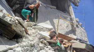 Several people, including four children, are reported dead, with many more injured, following a weekend of deadly bomb attacks in towns in northern rural aleppo, syria. Syria Sister Grabbing Baby Dangling From Bombed Building Bbc News