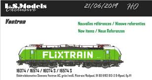 This is a repaint of the german company flixtrain for the electric powered locomotive siemens vectron. Ls16071 E Lok Br193 Vectron Boxxpress Grau Blau Ep Vi