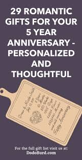 29 Romantic Gifts For Your 5 Year Anniversary Personalized And Thoughtful Happy Anniversary Husband 5 Year Anniversary Gift 5 Year Anniversary