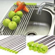 Egouttoir A Vaisselle Sechage Pour Couverts Legume Pliant Range En Inoxydable Evier Cuisine Egouttoir Ustensile Cuisine