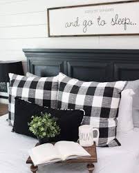 Black White Buffalo Check Beauty For Ashes Home Decor Bedroom Remodel Bedroom Farmhouse Bedroom Decor
