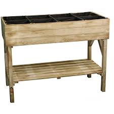 potager sur pieds en bois traite 1 bac 120x60cm potager sur pied potager carre potager