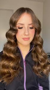 Formal season 💜 obsessed with this soft pink look paired with gorgeous  curls