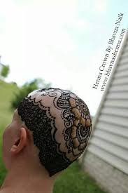 Side View Of Henna Crown Henna Warrior Princess Mehndi Art