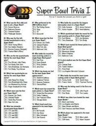 Super Bowl Trivia Multiple Choice Printable Game Updated Jan 2020 Super Bowl Trivia Superbowl Party Super Bowl