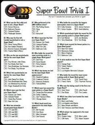 You know, just pivot your way through this one. Super Bowl Trivia Multiple Choice Printable Game Updated Jan 2020 Super Bowl Trivia Superbowl Party Superbowl Party Games