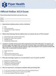 Aha bls answer sheet 2017; Official Online Acls Exam Pdf Free Download