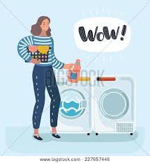 Washer and dryer cartoon images. Vector Cartoon Funny Vector Photo Free Trial Bigstock