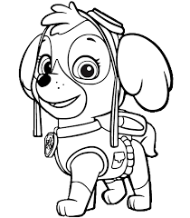 The series focuses on a boy named ryder who leads a pack of search and rescue dogs known as the paw patrol. Paw Patrol Coloring Pages Best Coloring Pages For Kids