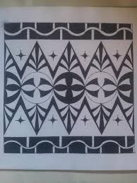 Download gambar sketsa batik topeng. Contoh Gambar Batik Sederhana Untuk Anak Sd