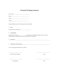 Printable Sample Personal Training Contract Template Form Personal Training Business Online Personal Training Online Personal Training Business
