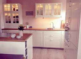 Kueche Mit Tapete Ideen Ikea Kuche Landhaus Kuchentapete Haus Kuchen