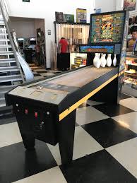 The lengths range for 9 to 22 ft. Gold Mine Shuffle Bowler Fun