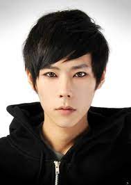 Yu Ha Min Korean Model Nice Portrait Black Hoodie Is A Great Choice Is He Wearing Circle Lenses Like His Japanese Haircut Black Male Models Boy Hairstyles