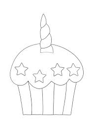 Cupcake set.outline doodle illustration.a set of muffins. Unicorn Cake Coloring Pages 6 Free Printable Coloring Pages 2020