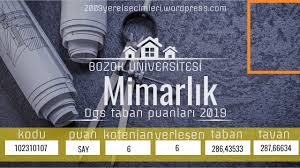 2 yıllık bölümlerin taban puanları için tiklayiniz. Bozok Universitesi Mimarlik Dgs Taban Puanlari 2019 Anayasa Degisikligi Secimler Referandum