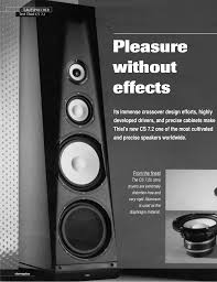 Thiel Cs7 2 Review Which Includes Pics Of The Drivers Speaker Top Speakers Audiophile