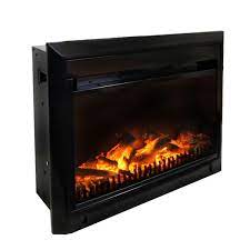 The electric fireplace inserts available in the market today are so realistic that you will have a hard time telling a difference. Paramount 25 In Electric Fireplace Insert Lowe S Canada
