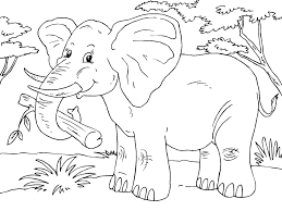 Elephant coloring pages are perfect for kids who loves animals. Coloring Page Elephant Free Printable Coloring Pages Img 23015