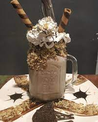 Brownie Freakshake This Huge And Marvelous Brownie Shake Is From The Chocolate Heaven The Place Is Trul Chocolate Dishes Chocolate Heaven Chocolate Lovers