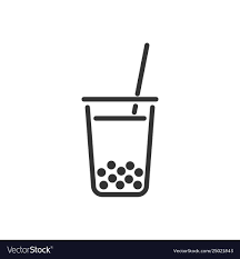 Bubble Milk Tea Vector Icon Download A Free Preview Or High Quality Adobe Illustrator Ai Eps Pdf And High Resolution Jp Bubble Milk Tea Tea Logo Bubble Tea