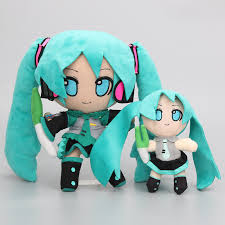 Hatsune Miku Vocaloid Smile Cute Stuffed Plush Toy Doll 10 Gift Animation Art Characters Chsalon Japanese Anime