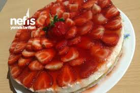 Cilekli Cheesecake 15 Dakikada Tarifi Cileklicheesecake Pastatarifleri Nefisyemektarifleri Yemektarifleri Tar Yemek Tarifleri Cilekli Cheesecake Yemek