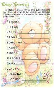 , baby madres para : Juegos Para Baby Shower Nombres Laberinto Totalmente Mujer