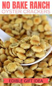 No Bake Ranch Oyster Crackers Recipe Recipe Cracker Recipes Ranch Oyster Crackers Oyster Crackers