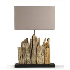 Zentique Vertico Riverine Lamp Driftwood Lamp Driftwood Decor Driftwood Table