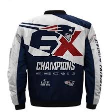 New England Patriots Bomber Jacket 6x Super Bowl Champions Coat Gift For Men Jack Sport Shop Trong 2020