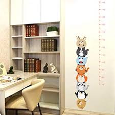 verywan wall sticker lovely penguin growth chart wall