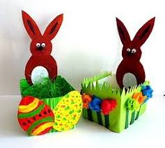 Kleines Nest Aus Kaseschachtel Ostern Basteln Meine Enkel Und Ich Ostern Geschenke Basteln Basteln Ideen Ostern Basteln Fruhling Ostern