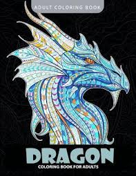 The dragon drawings on the coloring pages below vary, but most of them are inspired by chinese dragon wherein the creature looks like a colossal snake. Dragon Coloring Book Adult Coloring Books By Coloring Pages For Adults