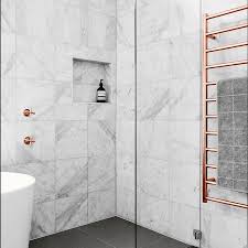 Porcelain tile is rich, warm and inviting. Gorgeous Bathrooms With Marble Tile