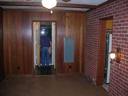 Replica wood panelling outdated / more 70s wood pa. How To Paint Wood Paneling Young House Love