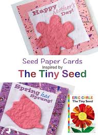 This seed paper diy project is fun and educational for kids diy how to make plantable seed paper make your own paper with seeds.so beautiful. The Tiny Seed Seed Paper Gift Booking Across The Usa My Little Me Seed Paper The Tiny Seed Mothers Day Crafts