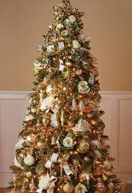 Raz Golden Botanical Tree Christmas Tree Pre Decorated Christmas Tree Christmas Tree Decorations