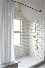 Very shabby curtain and color and style. Shower Stall Curtain Ideas On Foter