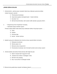 Soalan peperiksaan akhir tahun pendidikan jasmani kssr tahun 5 2015 soalan ujian bulanan pendidikan jasmani dan kesihatan tahun 5. 2