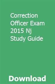 Correction Officer Exam 2015 Nj Study Guide Study Guide Exam Correctional Officer