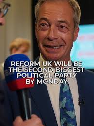 Andrew Pierce predicts that Nigel Farage's Reform UK will be the second  biggest political party in the polls by Monday. Listen to the latest  episode of Chopper's Political Podcast, available now